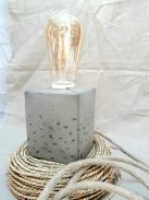 Beton kocka lámpa - könnycseppes