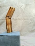 Beton és réz váza - kicsi