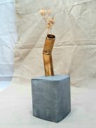 Beton és réz váza - kicsi