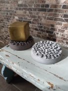 Beton szappantartó - sötét 